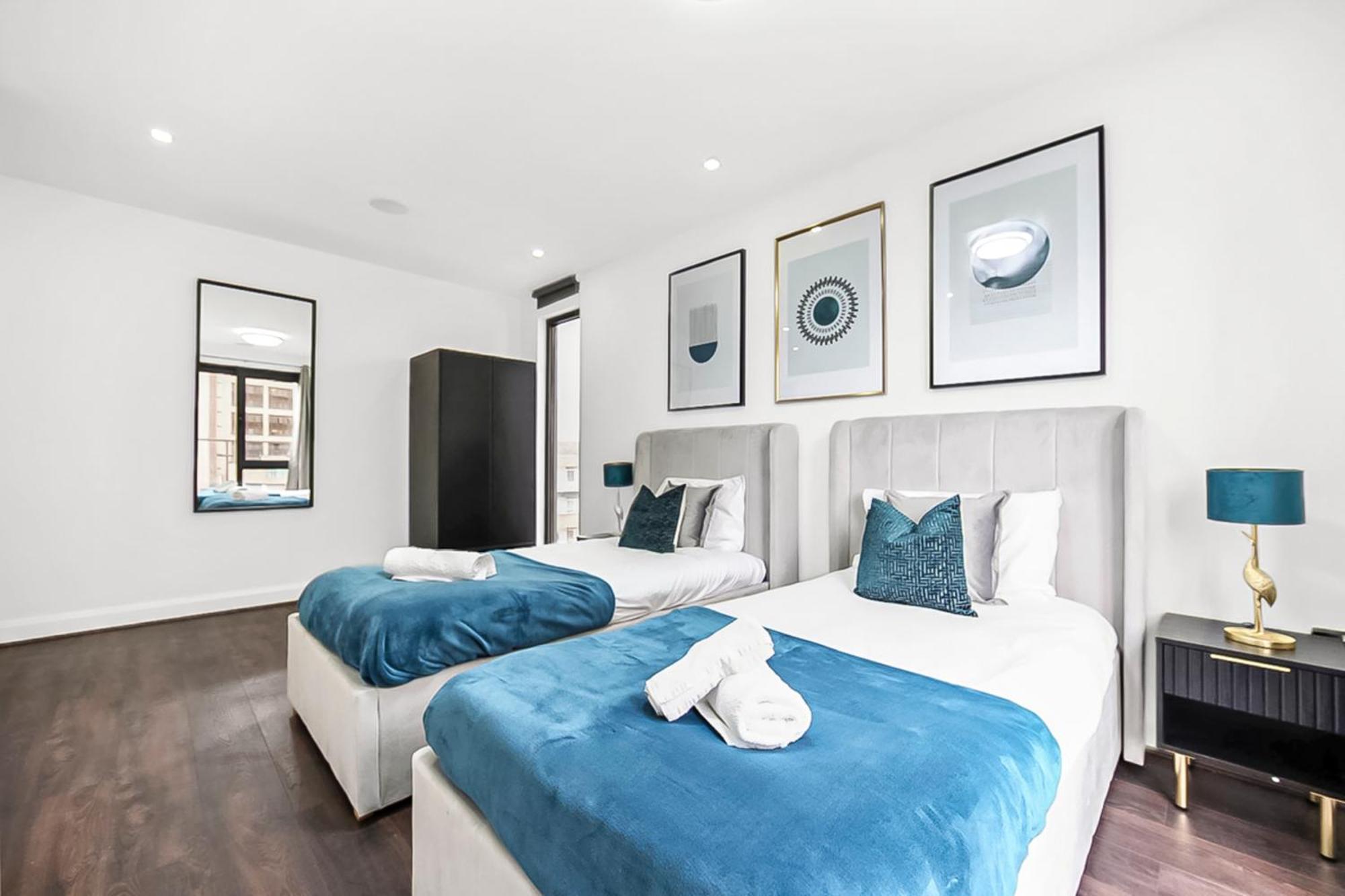 Apartamento Large 2 Bed With Massive Balcony In Canary Wharf Londres